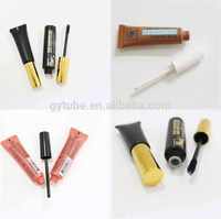 Tube de mascara vide en plastique de 20 ml avec brosse noire
