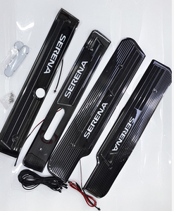 Plaque d'extérieur <span class=keywords><strong>de</strong></span> <span class=keywords><strong>voiture</strong></span> en acier inoxydable, décoration <span class=keywords><strong>pour</strong></span> <span class=keywords><strong>porte</strong></span> <span class=keywords><strong>de</strong></span> mort, LED, <span class=keywords><strong>pour</strong></span> serena c27 2018 - Product Image 2