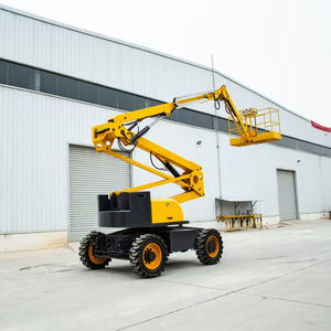 Mobiele hoogwerker op aanhanger met automatische nivellering - Product Image 4