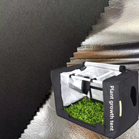 Film d'aluminium 600D tissu Oxford réfléchissant tissu de feuille d'aluminium ignifuge imperméable pour tente boîte à lumière tapis étanche à l'humidité