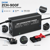Chargeur de batterie portable LiFePO4 24S 87,6V 10A 900W, entrée 100-240V pour systèmes d'alimentation électrique 72V, fourniture en vrac CKD SKD OEM