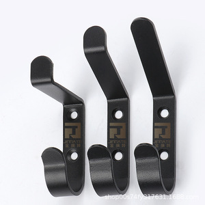 Kinnat Wall Mount Coat Hooks Rectangle Durable Modern Style Iron Bracket Storage Hardware - Product Image 1
