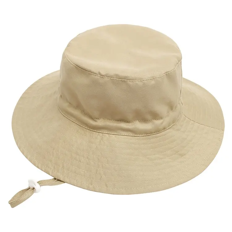 UPF50 + уличная быстросохнущая Рыбацкая шляпа с веревкой для защиты от солнца детская модная пляжная шапка для малышей