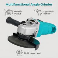 Meuleuse d'angle électrique portable et puissante, légère, à long manche, pour le travail du bois
