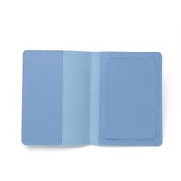 Cartera de Viaje de Piel Sintética Impermeable con Protección RFID, Funda Protectora para Pasaporte, Carpeta para Documentos, Precio al por Mayor