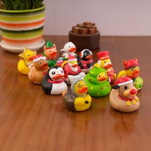 Лидер продаж, рождественский подарок, желтые резиновые утки, ПВХ плавающие утки, игрушки для младенцев, Настраиваемые игрушки для ванной комнаты - Product Image 4