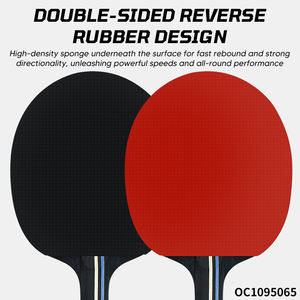 Raquetas <span class=keywords><strong>de</strong></span> tenis <span class=keywords><strong>de</strong></span> <span class=keywords><strong>mesa</strong></span> <span class=keywords><strong>de</strong></span> <span class=keywords><strong>ping</strong></span>-<span class=keywords><strong>pong</strong></span> <span class=keywords><strong>de</strong></span> entrenamiento deportivo para niños y adultos baratas con 3 pelotas - Product Image 3