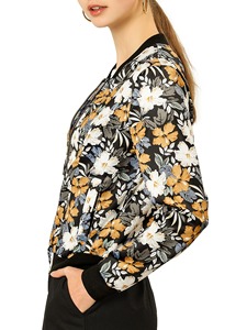 Chaqueta Bomber de Invierno para Hombre y Mujer de Alta Calidad, Duradera, Cómoda, de Corte Holgado, con Diseño Estampado, Tejida en Lona Ecológica - Product Image 4