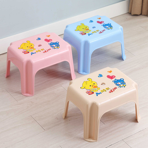 Taburete de Baño de Plástico Grueso para Adultos y Niños, Pequeño, Resistente, Colorido, Apilable - Product Image 3