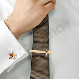 Knights Templar Cross Cuff Links and <b>Tie</b> <b>Clip</b> Set, Religious Theme, for Birthdays, Ceremonies, and Events For Sale - Product Image 4