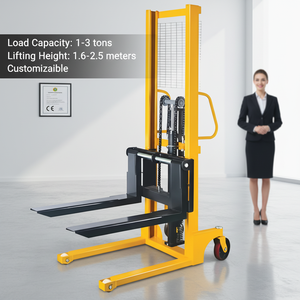 Impilatore manuale 1t con larghezza della forcella regolabile: adattabile a diverse <span class=keywords><strong>dimensioni</strong></span> di <span class=keywords><strong>Pallet</strong></span> - Product Image 1