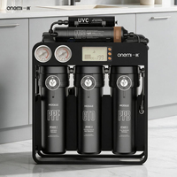 Système d'osmose inverse (RO) 600 GPD OEM/ODM, purificateur d'eau alcaline 7 étapes sans réservoir, filtre à eau sous évier avec moniteur TDS pour la maison