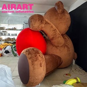 Orsacchiotto di peluche gigante per adulti per la decorazione dell'anniversario di matrimonio con Logo personalizzabile - Product Image 5