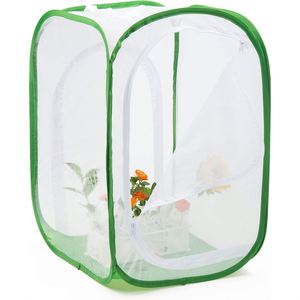 OEM Color Pop up Insect Habitat Cage Terrarium Clear Mesh <b>Enclosure</b> Collapsible Butterfly Cage - Product Image 1