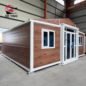 20ft 40ft Luxus-Fertigvilla Erweiterbares Tragbares Haus mit 3 Schlafzimmern Vorgefertigtes Containerhaus - Product Image 5