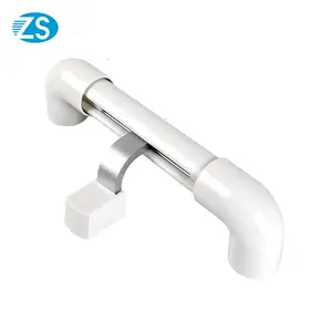 cheap price safty anticollision pvc+aluminum+zinc alloy bracket stairs wall railing corridor Guard handrail for hospital elderly