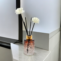 Diffuseur de parfum d'intérieur en verre, flacon de 50 ml et 200 ml, réutilisable, pour huiles essentielles