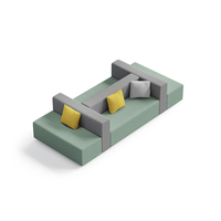 Canapé modulaire moderne sur mesure pour salle d'attente, en forme de L, de I ou en croix, ensemble de canapés rembourrés pour espace de réception de bureau