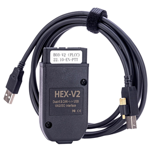 NIEMOGH Câble Outil de Diagnostic VCDS <span class=keywords><strong>HEX</strong></span> VAG 25.3 Codage Long <span class=keywords><strong>HEX</strong></span> <span class=keywords><strong>V2</strong></span> OBD2 ATMEGA162+16V8+FT232RQ - Product Image 1