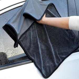 1200GSM両面60*90CMカスタム車両用雑巾ツイストループマイクロファイバー車乾燥クロス車ディテーリングタオル - Product Image 4
