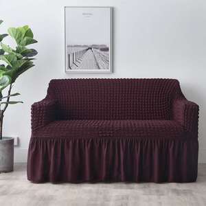 De alta calidad de poliéster liso de protección elástico de asiento <span class=keywords><strong>del</strong></span> sofá cubierta Spandex cubierta <span class=keywords><strong>del</strong></span> sofá - Product Image 5