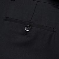 Pantalon Décontracté Habillé Homme Coupe Droite Taille Mi-Haute Ajustée pour Sport/Course – Vente Flash
