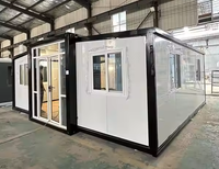 Nouvelle maison modulaire préfabriquée de luxe, cabane préfabriquée pliable, maison à 2 chambres, 1 cuisine, maison conteneur