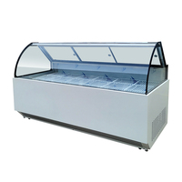 Réfrigérateur de comptoir de réfrigération réfrigérateur vitrine de viande fraîche congélateur de viande à refroidissement direct