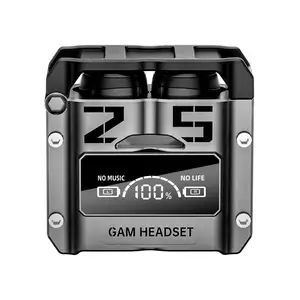Fábrica por atacado barato M25 verdadeiro sem fio azul BT headset mecânico estilo cápsula 5.2 digital esports gaming headset