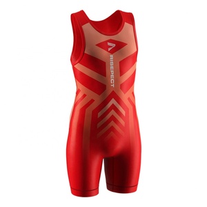 ชุดนักมวยปล้ำชายแบบมืออาชีพ ชุดรัดรูปสำหรับนักมวยปล้ำ ชุดนักมวยปล้ำแบบแยกชิ้น แผงตาข่ายเสริมความแข็งแรง ตะเข็บเสริมความทนทาน - Product Image 2