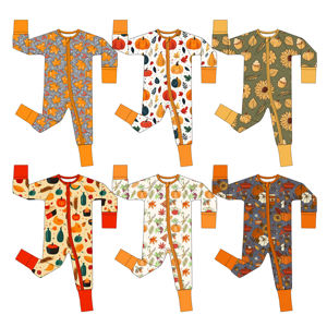 Weiwei Kostenloser Versand Mystery Boxes Großhandel für Herbst Niedriger Preis RTS Zippy & 2 Stück Set Bambus Pyjamas Versand bereit - Product Image 1