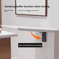 Table relevable RAMPup en PVC commercial, robuste, avec amortisseur silencieux pour le levage des comptoirs de bar et de cuisine