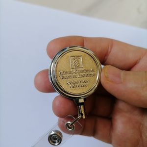 Custom Logo Intrekbare Heavy-Duty Staaldraad Metalen Sleutelrol Sleutelhanger Voor Id-Houder En Sleutel - Product Image 4