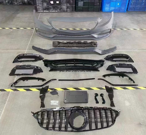 Kit de Carrocería Modificado para Benz Clase C <span class=keywords><strong>W204</strong></span>, Estilo C63 AMG, Parachoques Delantero, Rejilla, Faldones Laterales, Puntas de Escape - Product Image 2
