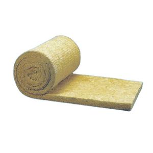 Rouleau de laine de roche avec treillis métallique Matériau de toiture en fibre insonorisée Couverture en laine de roche - Product Image 1
