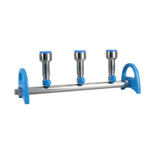 Support de lampe Modivic 300 Ms, 220V, usage industriel, acier inoxydable, design à bouton bleu - Product Image 1
