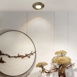Spot <span class=keywords><strong>Light</strong></span> oro antiguo cobre aluminio Material Estilo clásico personalización LED Antideslumbrante latón LED Downlights Eurioean - Product Image 6