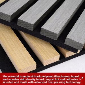 Tấm ốp tường bằng gỗ cách âm hiện đại với Polyester cho phòng khách và phòng ngủ trang trí nhà - Product Image 4