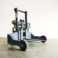 Chariot élévateur à palettes électrique de 1 tonne, tout terrain, pour entrepôts et industries
