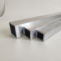 Profilés carrés en aluminium 6061 T6, tubes rectangulaires de calibre 14, 40x40mm, de différentes tailles, rectangulaires 6063 T5 / T6