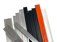 Barre d'espacement en aluminium de couleur personnalisée assortie à du ruban butyle pour la production de vitrage isolant creux