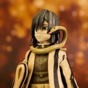 Figuras De YMJ 15CM tueur démoniaque: <span class=keywords><strong>Kimetsu</strong></span> <span class=keywords><strong>No</strong></span> <span class=keywords><strong>Yaiba</strong></span> <span class=keywords><strong>Iguro</strong></span> <span class=keywords><strong>Obanai</strong></span> modèle PVC jouets Figure Anime figurines d'action - Product Image 4