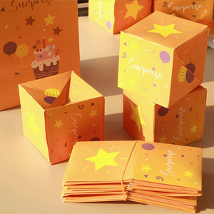 Caja Sorpresa Explosiva Misteriosa Personalizada con Bomba de Dinero, 16 Cubos Saltarines, Cajas de Confeti para San Valentín, Caja de Regalo Pop-up - Product Image 4
