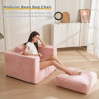 Canapé simple compressible en tissu doux et respirant, respectueux de la peau, ergonomique, gain de place, rangement facile pour petit appartement