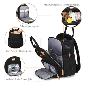 <span class=keywords><strong>Noir</strong></span> <span class=keywords><strong>Sac</strong></span> <span class=keywords><strong>À</strong></span> <span class=keywords><strong>Langer</strong></span> Bébé Fourre-Tout <span class=keywords><strong>Sac</strong></span> <span class=keywords><strong>À</strong></span> <span class=keywords><strong>Langer</strong></span> <span class=keywords><strong>Sac</strong></span> <span class=keywords><strong>À</strong></span> <span class=keywords><strong>Dos</strong></span> <span class=keywords><strong>À</strong></span> Couches Pour Maman - Product Image 4