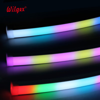 Bande LED néon flexible personnalisable 40x25mm IP65 double rangée haute densité, ignifuge, en silicone, avec fil de cuivre étamé 5Y B2