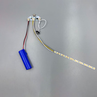 Carte PCB Led Moderne avec Bande Lumineuse USB DC Capteur Tactile Interrupteur Image Peinture Source de Lumière DIY Lune Lampe de Table