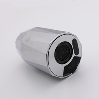 Adaptateur d'eau Robinet automatique à capteur Robinet de lavabo Robinet intelligent à capteur KF180 Cuisine Contrôle de l'eau en plastique ABS Plastique chromé Moderne