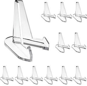 Support de téléphone portable en <span class=keywords><strong>plexiglas</strong></span> personnalisable Présentoir réglable en plastique de <span class=keywords><strong>chevalet</strong></span> acrylique transparent - Product Image 4