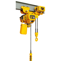 Baru 500Kg 0.5Ton Dua Kecepatan 220V 230v Hook Manual Trolley Lifting Pulley Electric Chain Hoist Remote Control Perlindungan IP55